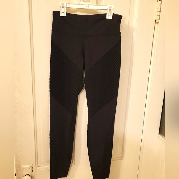 Gap Fit Sculpt Compression Black High-Waisted Women's Leggings - Picture 1 of 6